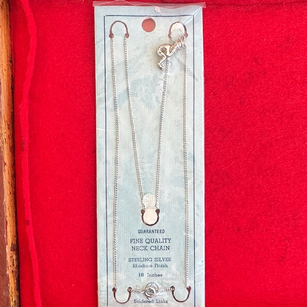 Sterling Silver with Rhodium finish